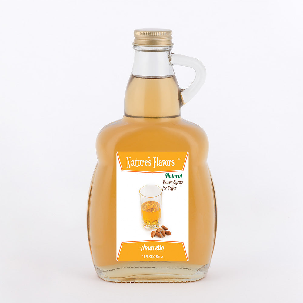 Amaretto Coffee Syrup, Natural – Nature's Flavors