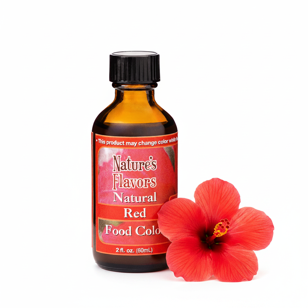 Red Food Coloring made with Hibiscus, Natural – Nature's Flavors