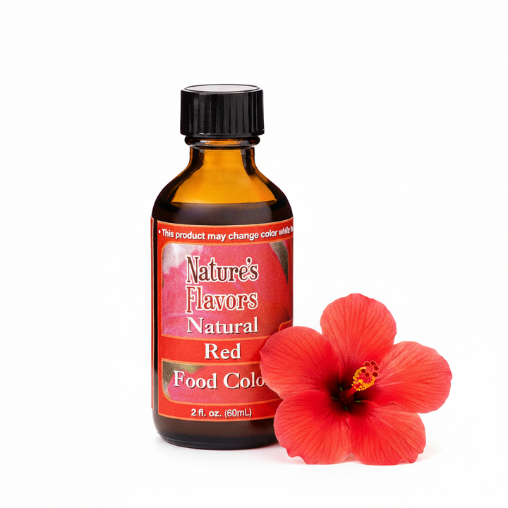 Red Food Coloring made with Hibiscus, Natural