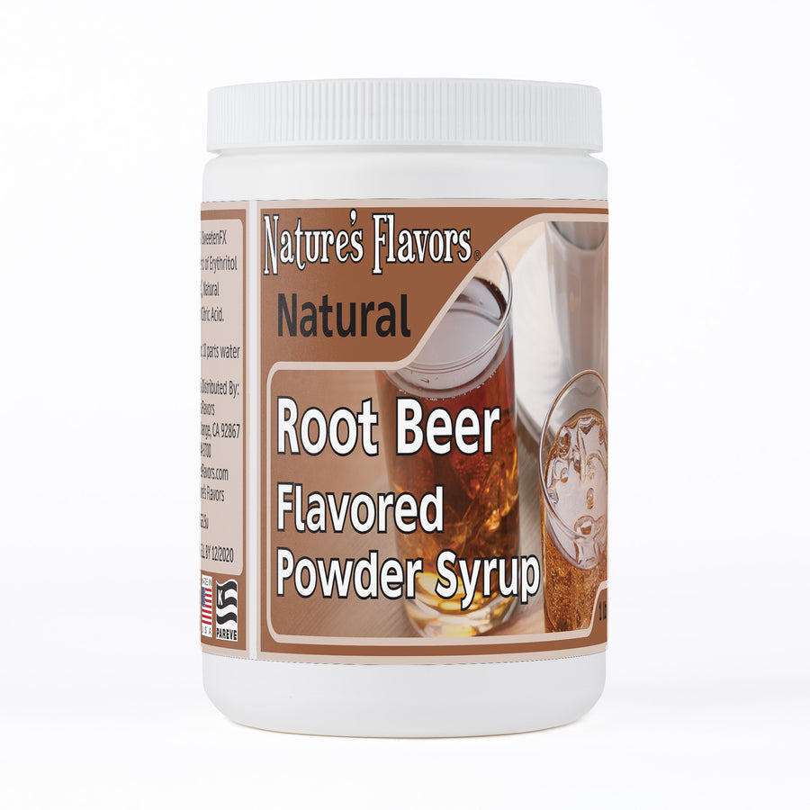 Root Beer Flavor Organic compliant Syrup for Carbonated and Noncarbonated Drinks, Powdered