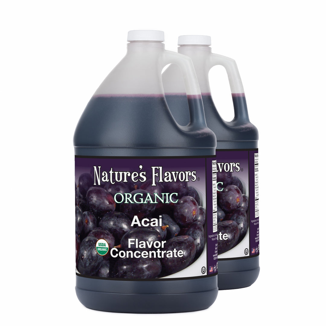 Acai Flavor Concentrate, Organic 2gal