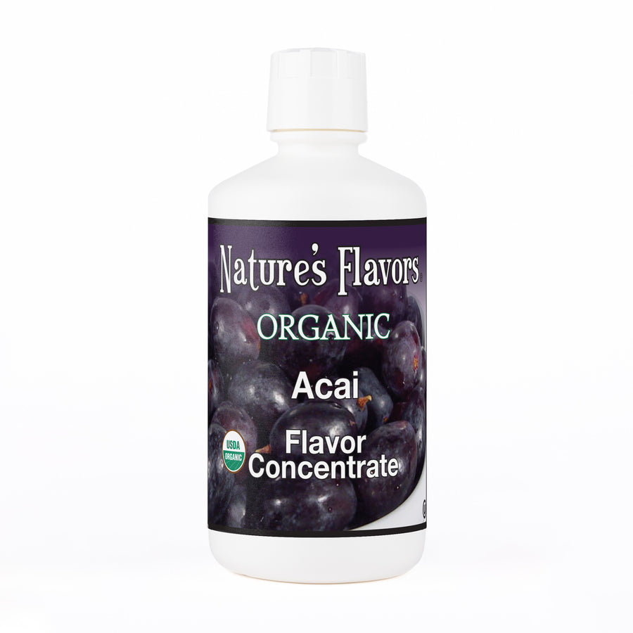 Acai Flavor Concentrate, Organic 32oz