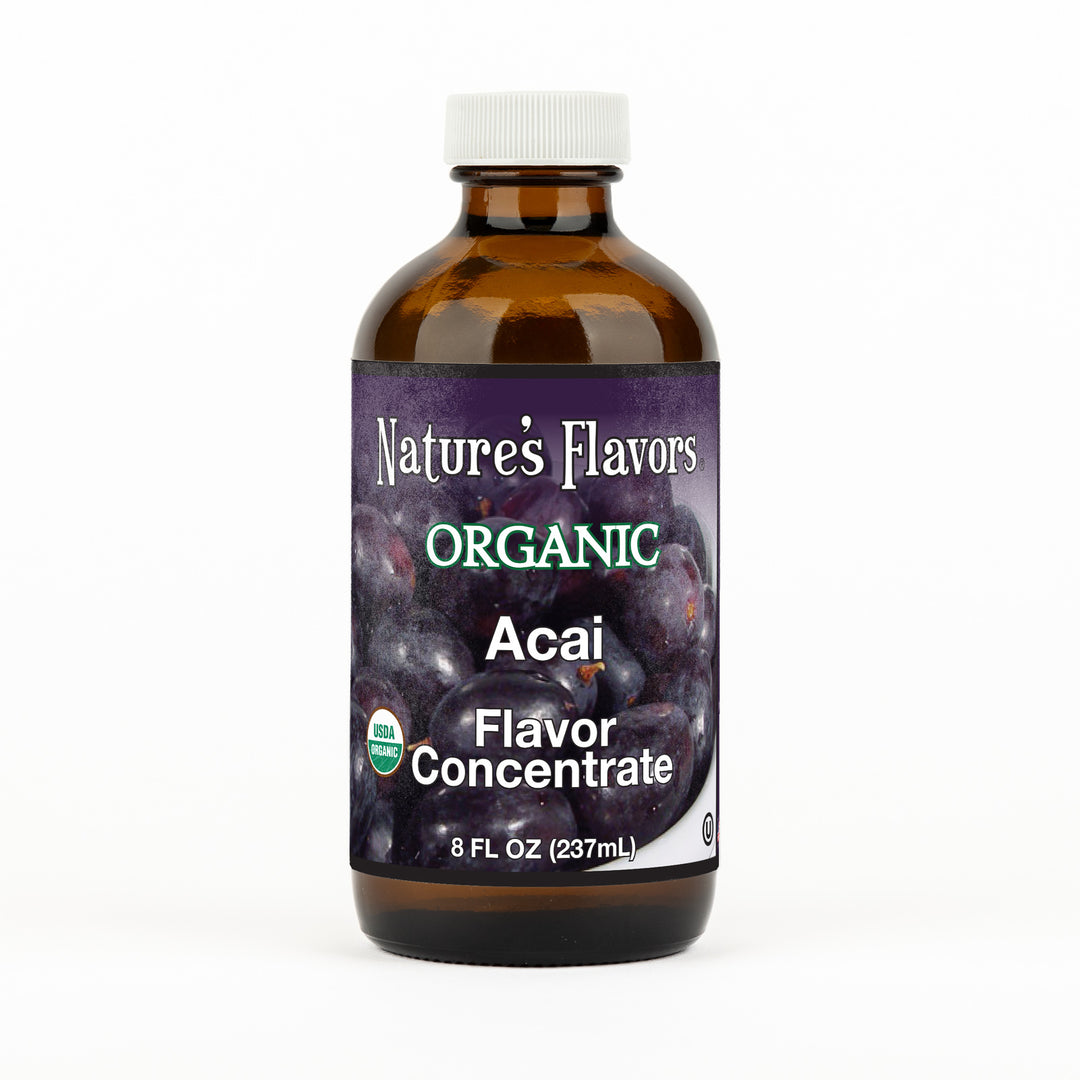 Acai Flavor Concentrate, Organic 8oz