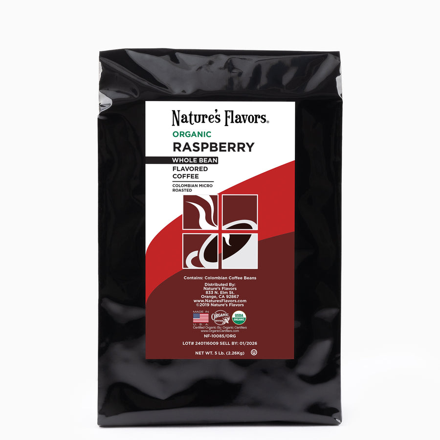 Organic Raspberry Flavored Coffee Beans
