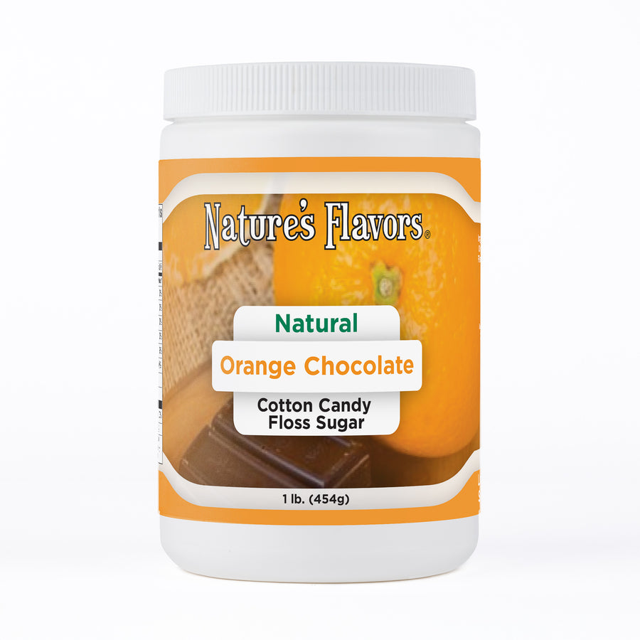 Orange Chocolate Cotton Candy Floss Sugar