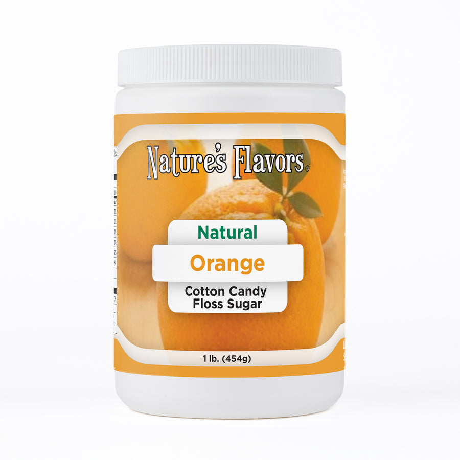 Orange Cotton Candy Floss Sugar