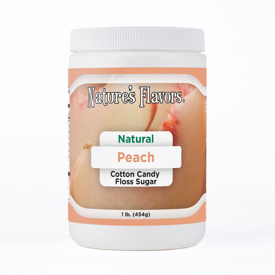 Peach Cotton Candy Floss Sugar