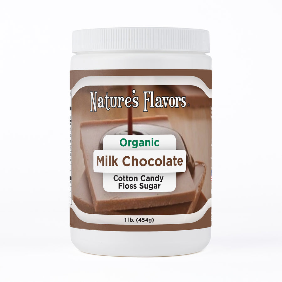 Organic Milk Chocolate Cotton Candy Floss Sugar
