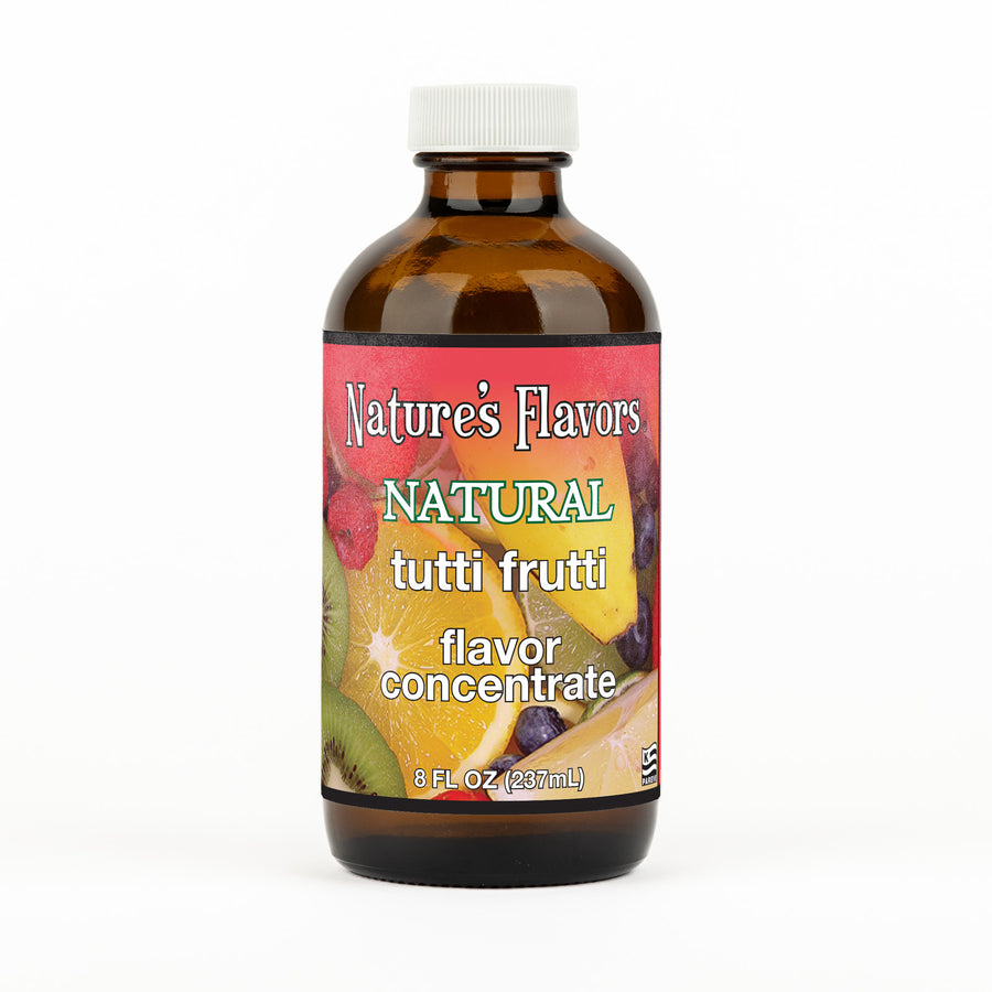 8 oz. | Tutti-Frutti Flavor Concentrate, Natural | Nature's Flavors 8 oz. | Tutti-Frutti Flavor Concentrate, Natural | Nature's Flavors
