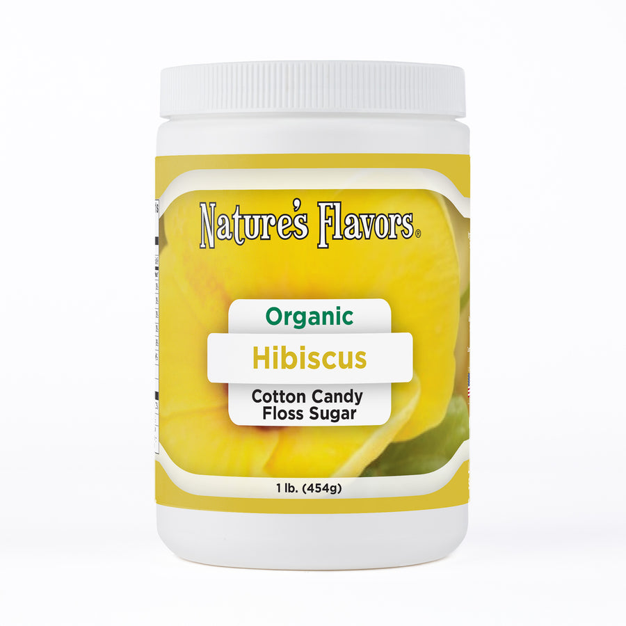 Organic Hibiscus Cotton Candy Floss Sugar