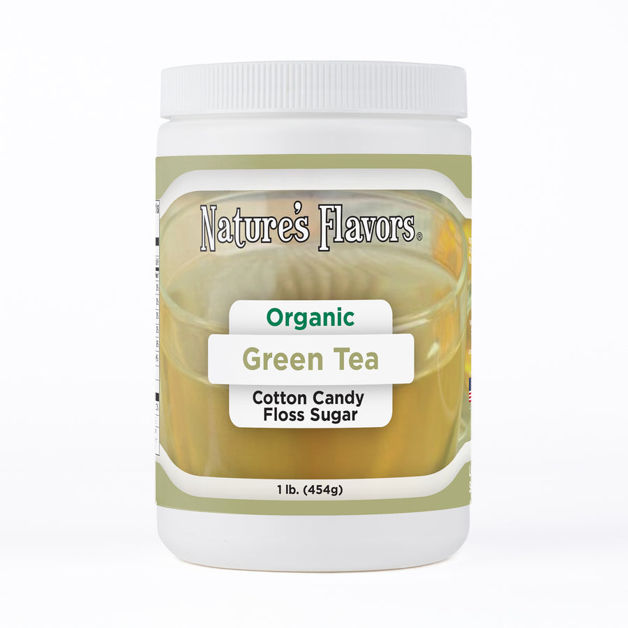 Organic Green Tea Cotton Candy Floss Sugar