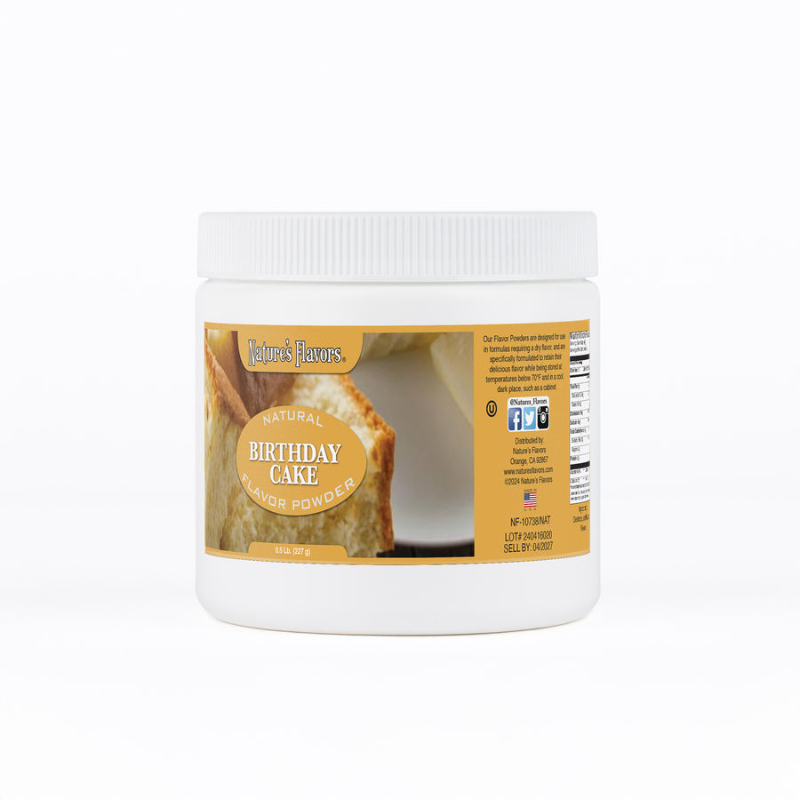 Birthday Cake Flavor Powder, Natural
