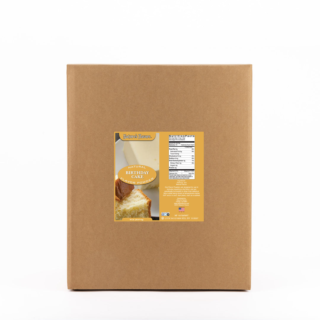 Birthday Cake Flavor Powder, Natural