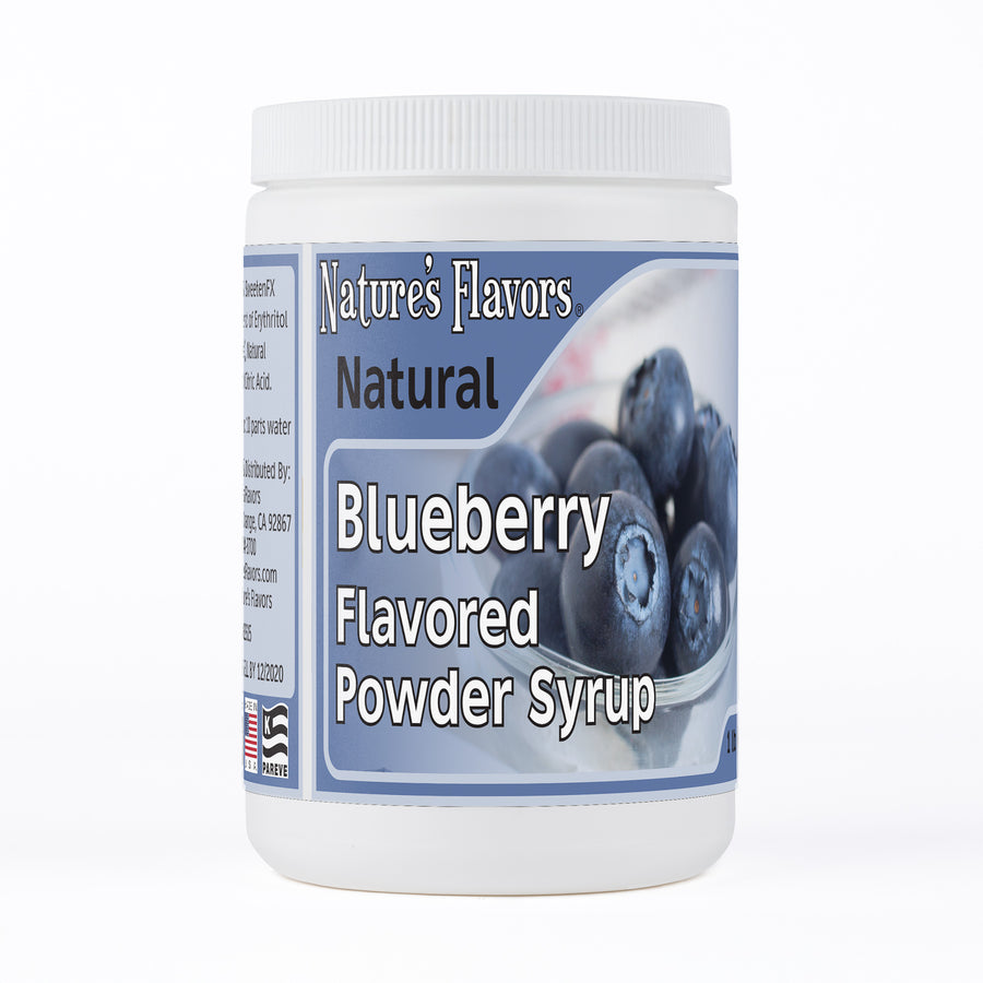 Blueberry Flavor Organic compliant Syrup for Carbonated and Noncarbonated Drinks, Powdered