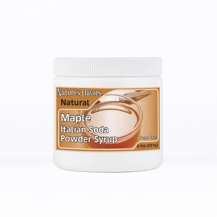 Maple Italian Soda Syrup Powder, Sugar-Free