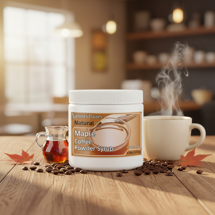 Maple Coffee Syrup Powder, Sugar-Free
