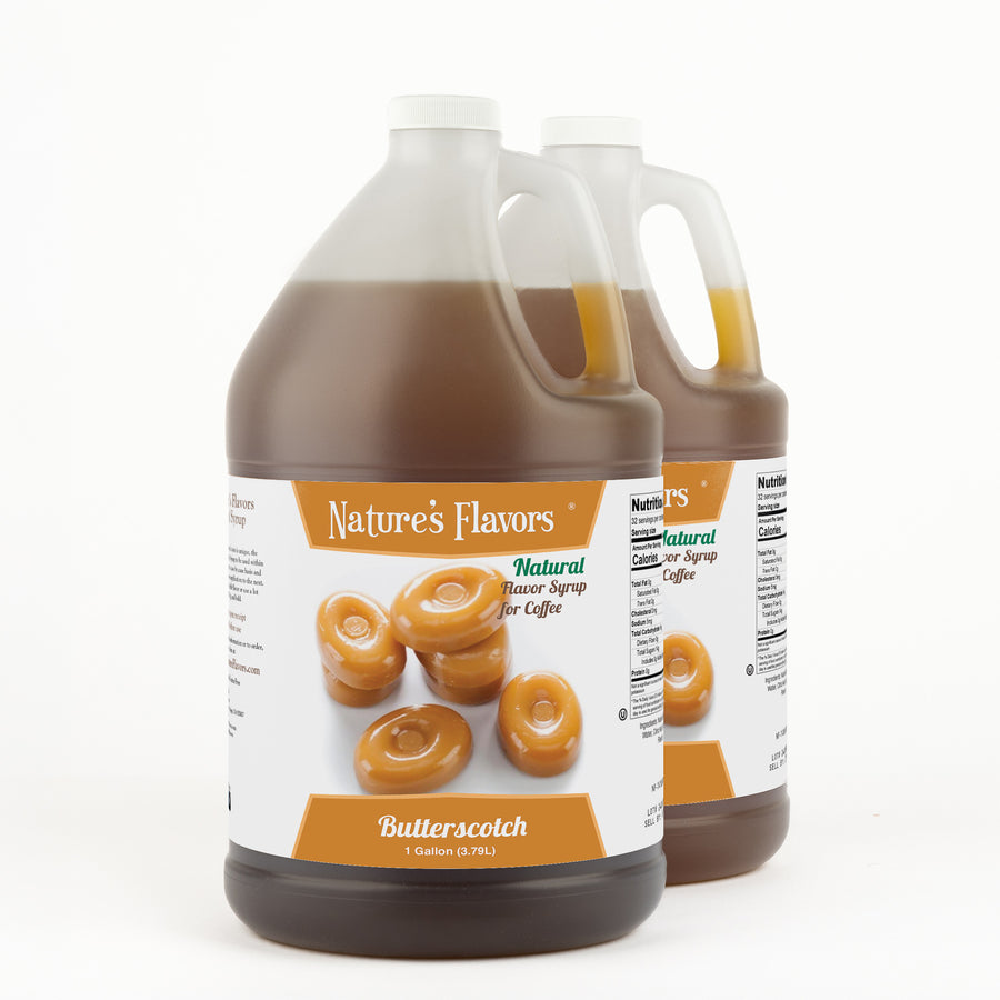 Butter Scotch Coffee Syrup, Natural