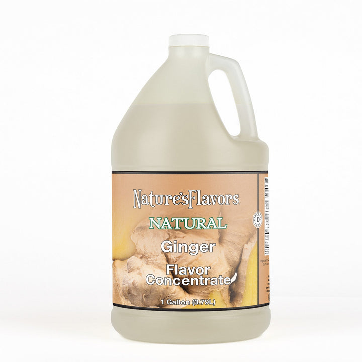 Nature’s Flavors Ginger Flavor Concentrate Without Diacetyl, 1 gallon — NF-2163/NAT/ND-1gal