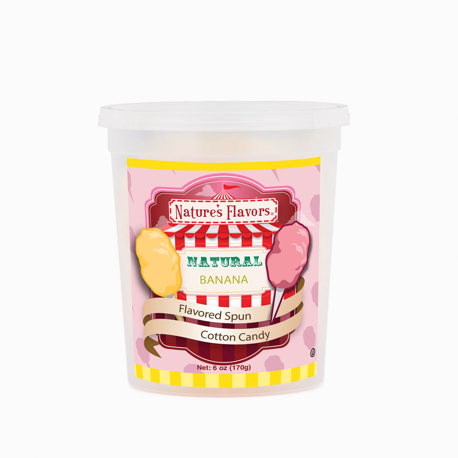 Banana Cotton Candy (Ready to Eat)