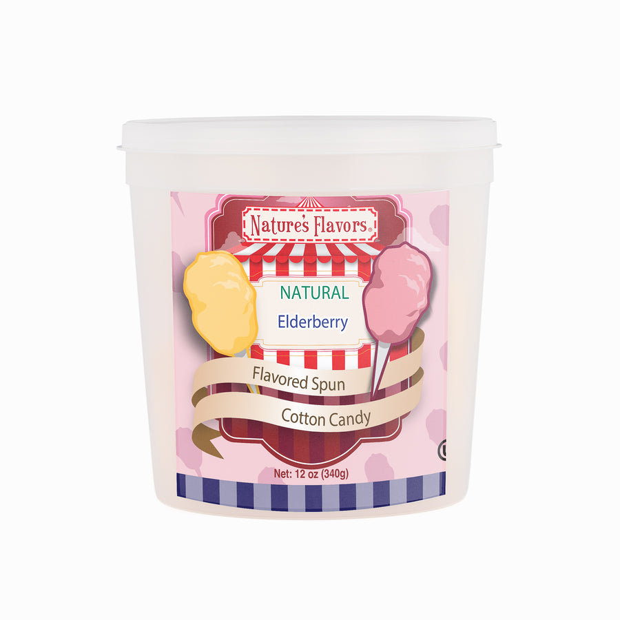 Elderberry Cotton Candy (Ready to Eat)