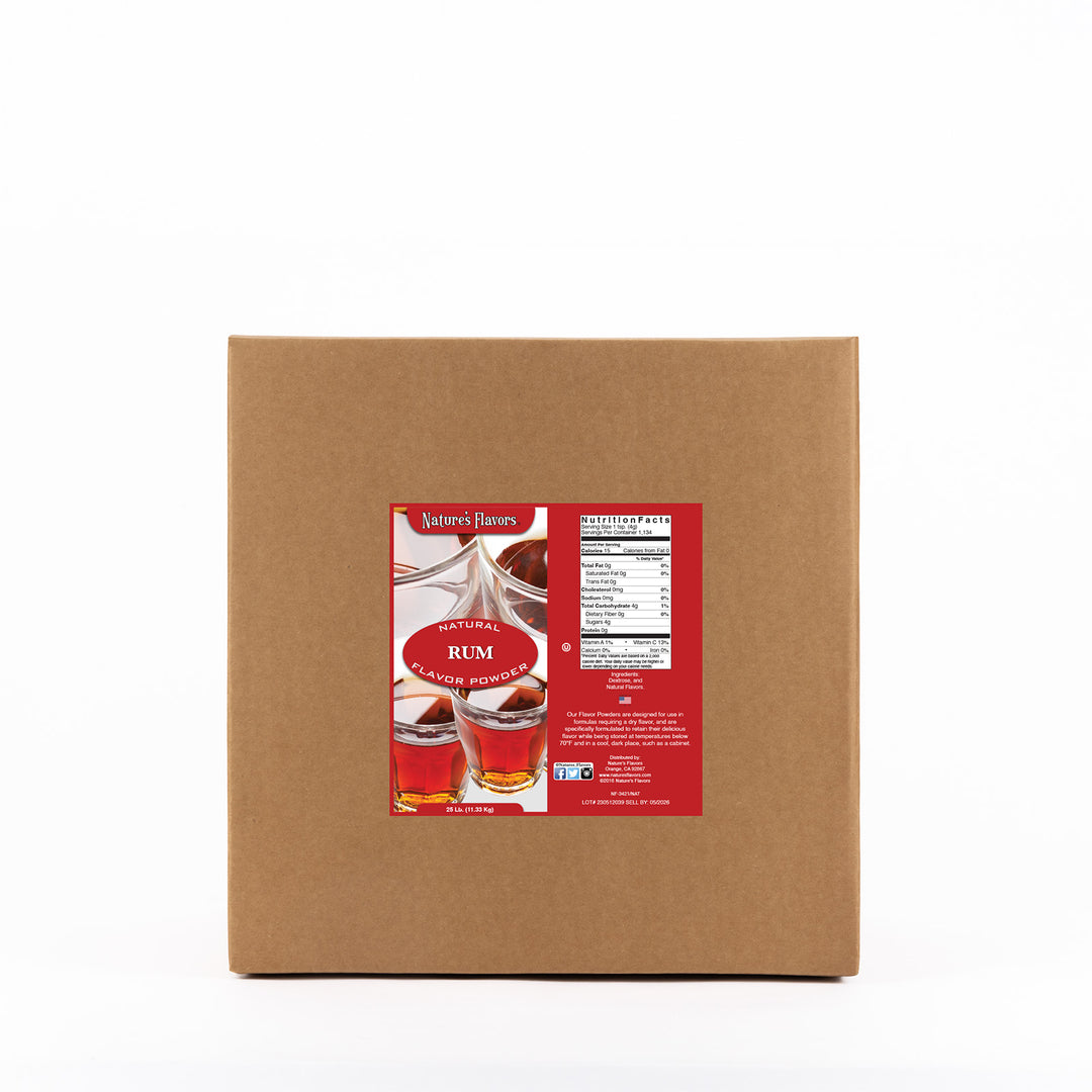 Rum Flavor Powder, Natural