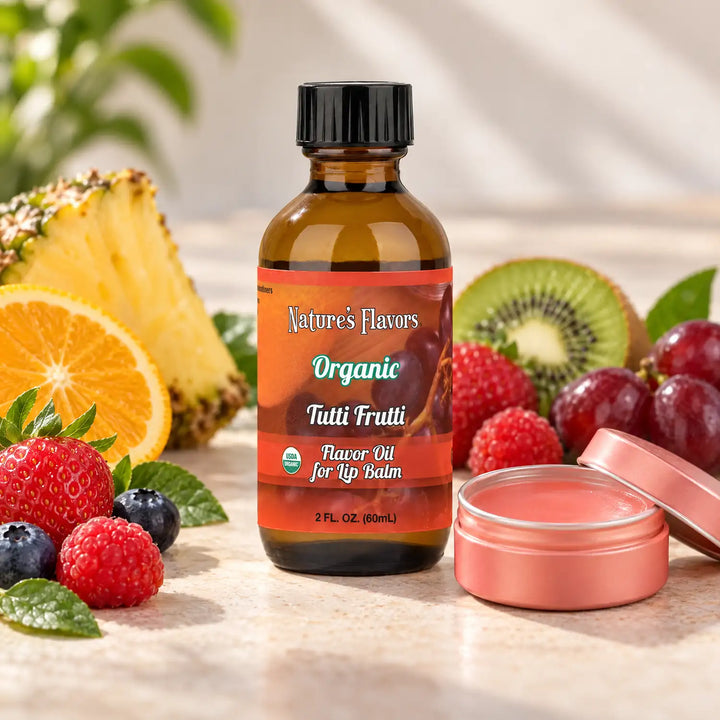 Organic Tutti Frutti Flavor Oil for Lip Balm