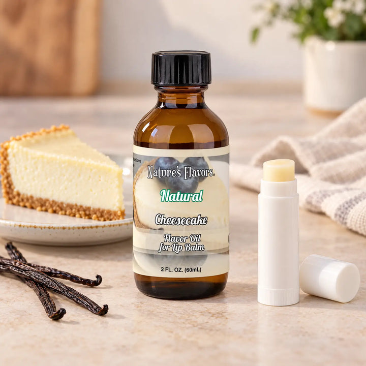 Nature’s Flavors Cheesecake Flavor Oil for Lip Balm, 2 oz.