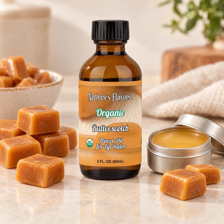Organic Butterscotch Flavor Oil for Lip Balm