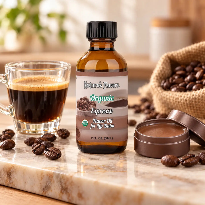 Organic Espresso Flavor Oil for Lip Balm