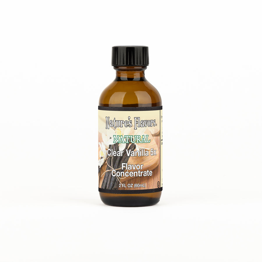 Natural Clear Vanilla Flavor Concentrate (5X Fold), Natural
