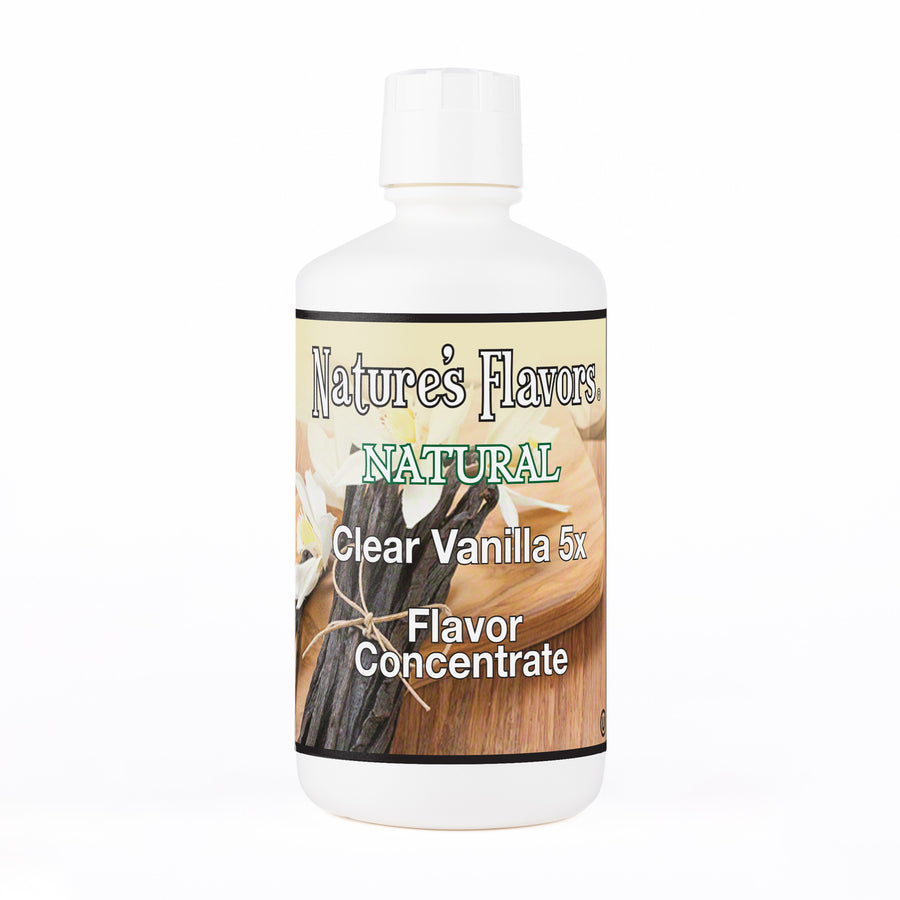 Natural Clear Vanilla Flavor Concentrate (5X Fold), Natural