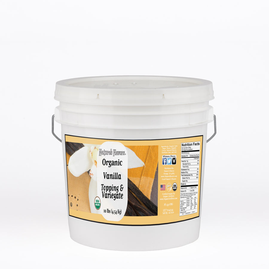 Organic Vanilla Topping and Variegate