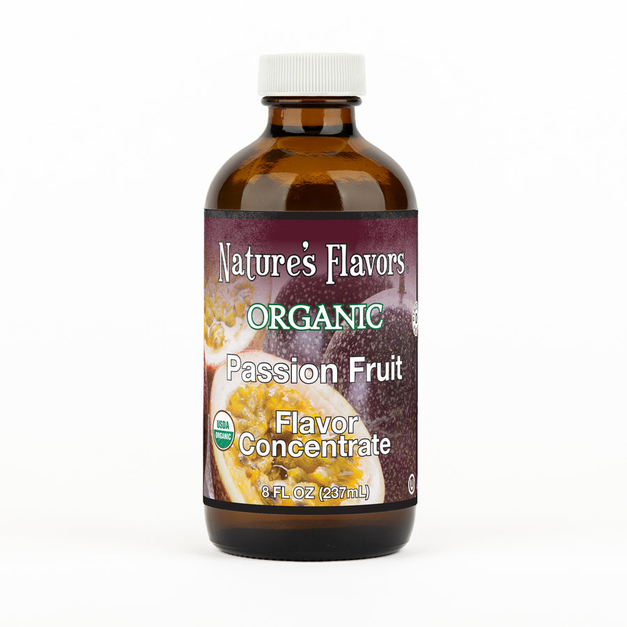 Organic Passion Fruit Flavor Concentrate Without Diacetyl 8oz