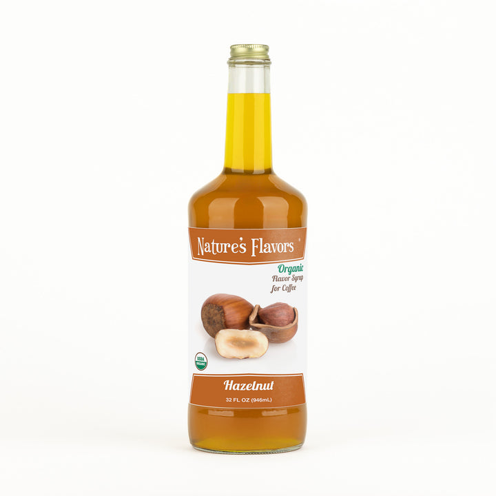 Organic Hazelnut Syrup for Coffee