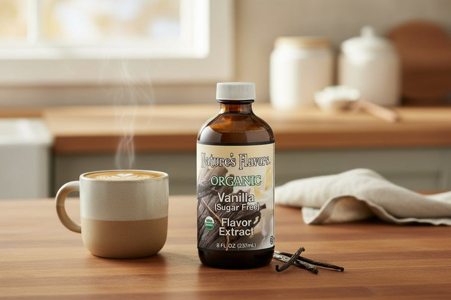 Vanilla Flavor Extract (Sugar Free), Organic