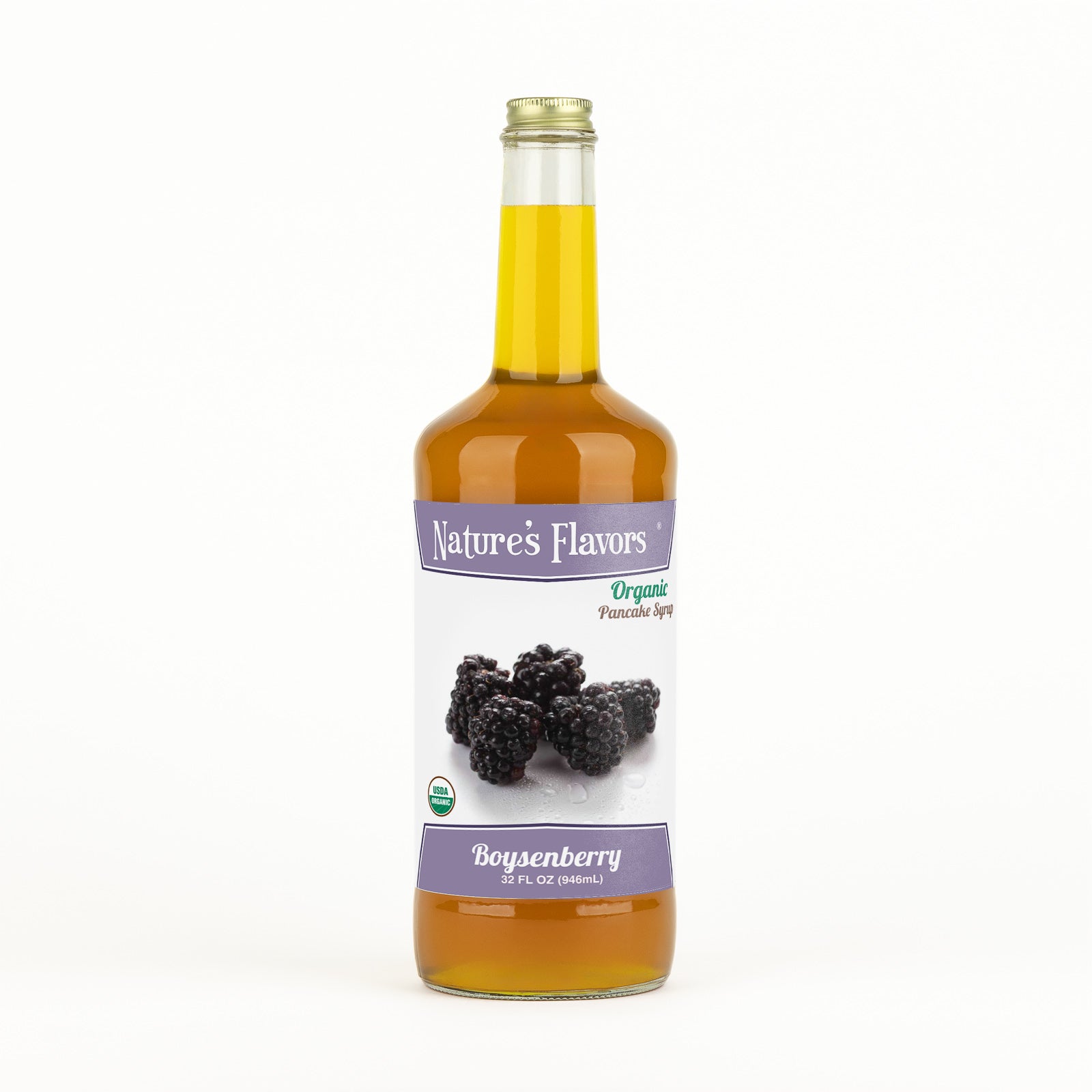 Boysenberry Pancake Syrup, Organic – Nature's Flavors