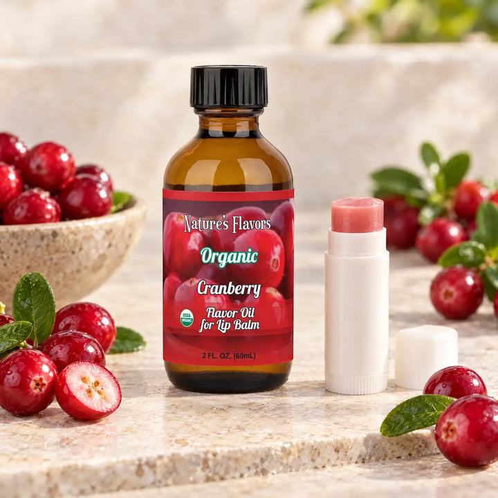 Organic Cranberry Flavor Oil for Lip Balm