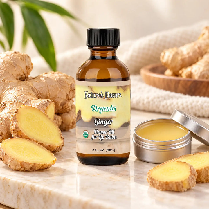 Organic Ginger Flavor Oil for Lip Balm