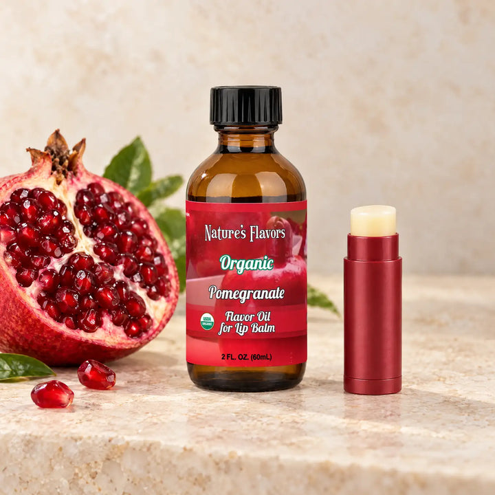 Organic Pomegranate Flavor Oil for Lip Balm