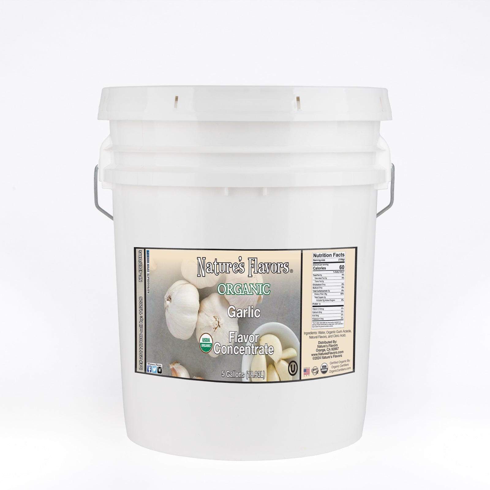 Garlic Flavor Concentrate, Organic – Nature's Flavors