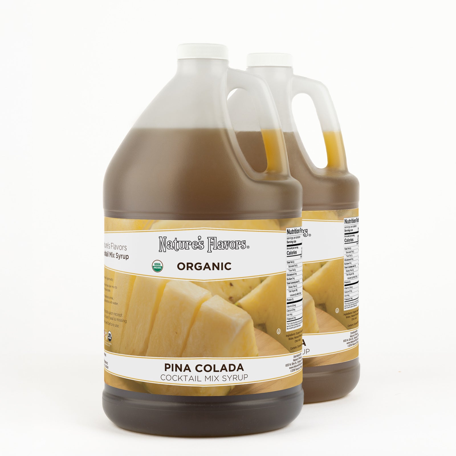 Organic Piña Colada Cocktail Mix Syrup – Nature's Flavors