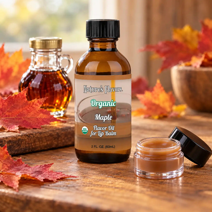 Nature’s Flavors Organic Maple Flavor Oil for Lip Balm, 2 oz.