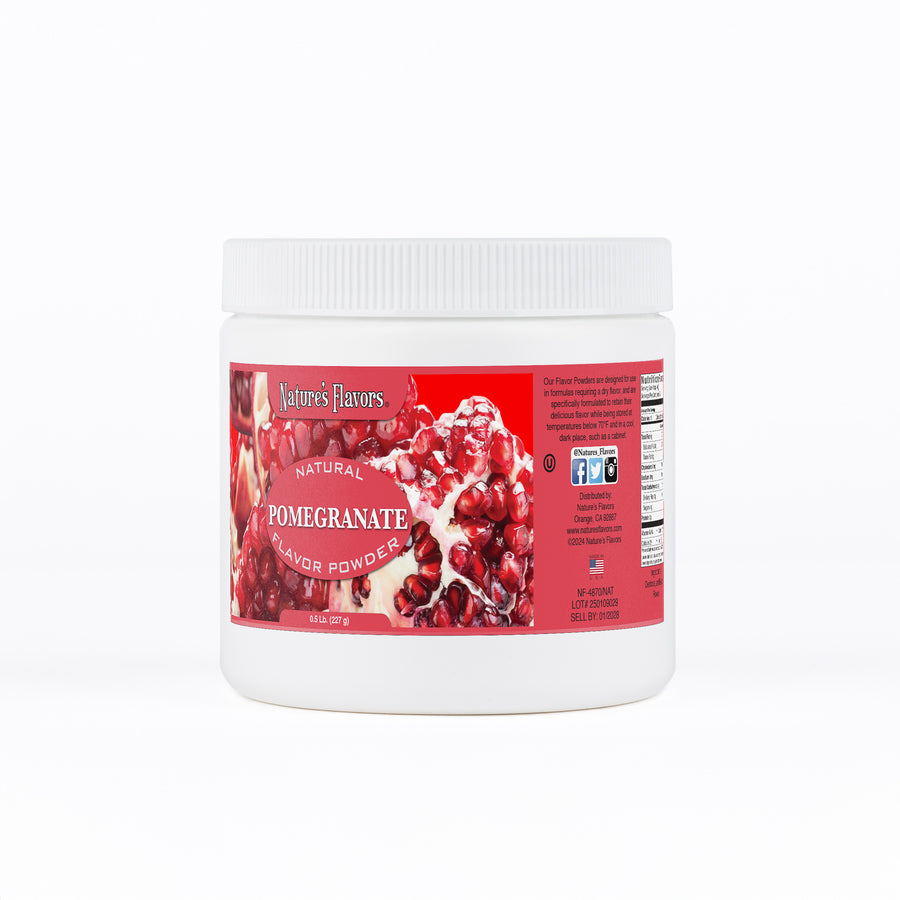 Pomegranate Flavor Powder, Natural