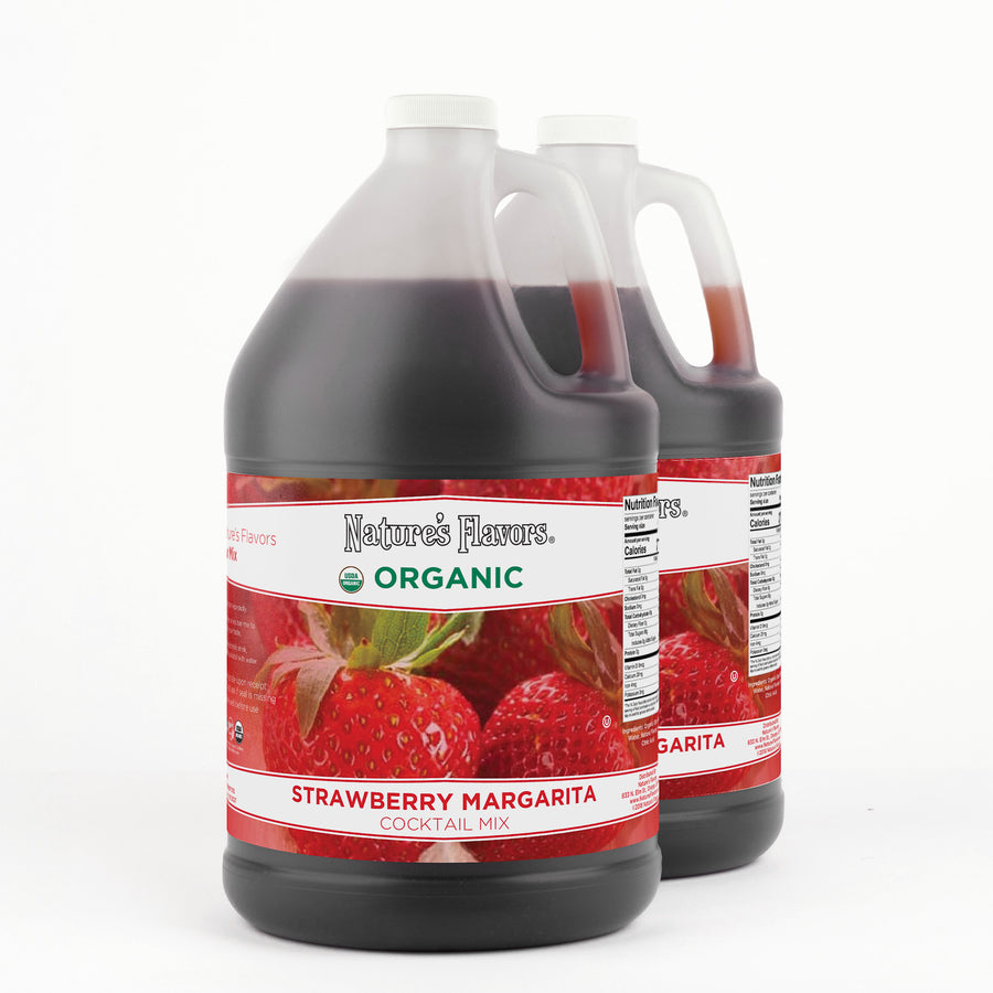 Organic Strawberry Margarita Cocktail Mix Syrup