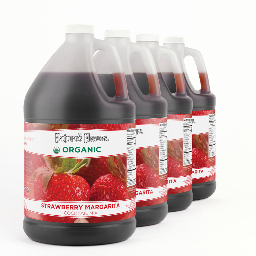Organic Strawberry Margarita Cocktail Mix Syrup