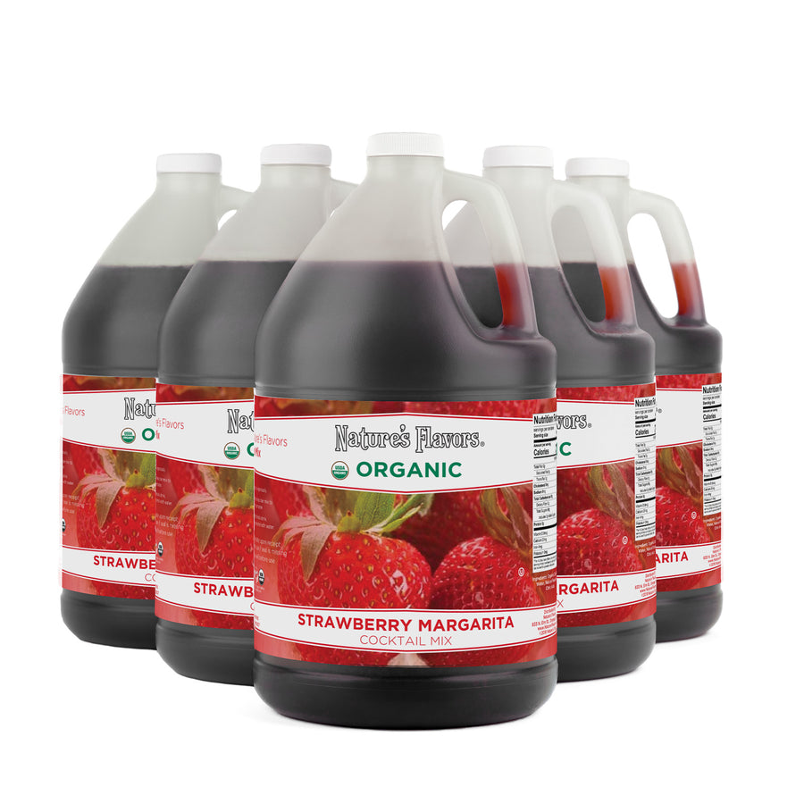Organic Strawberry Margarita Cocktail Mix Syrup