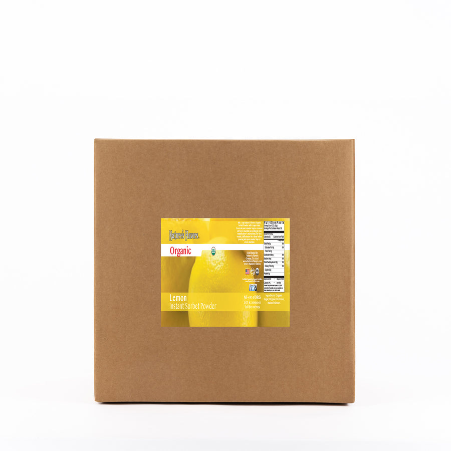 Organic Instant Lemon Sorbet Powder