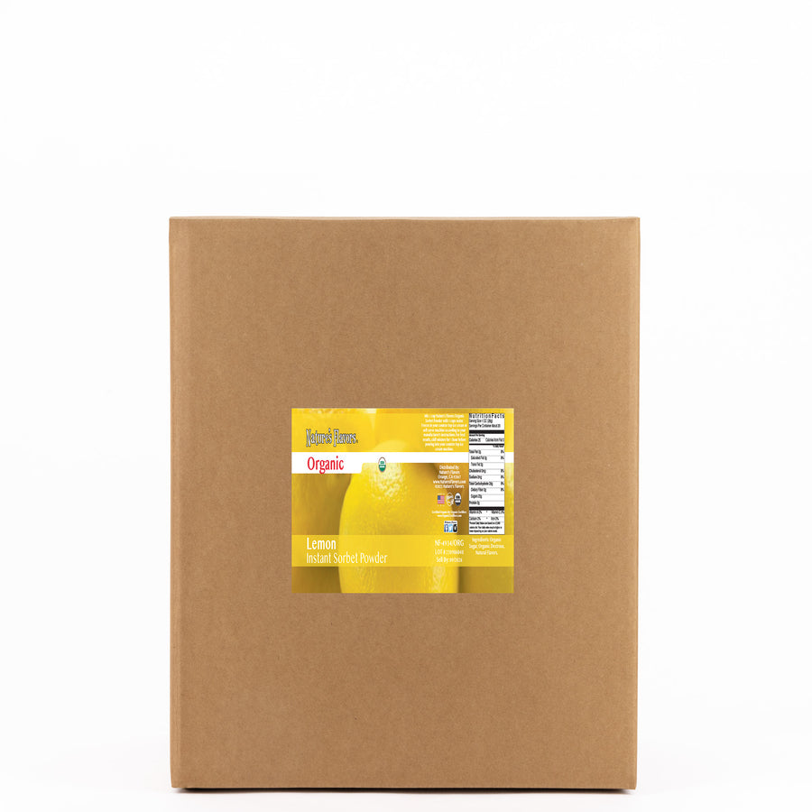 Organic Instant Lemon Sorbet Powder