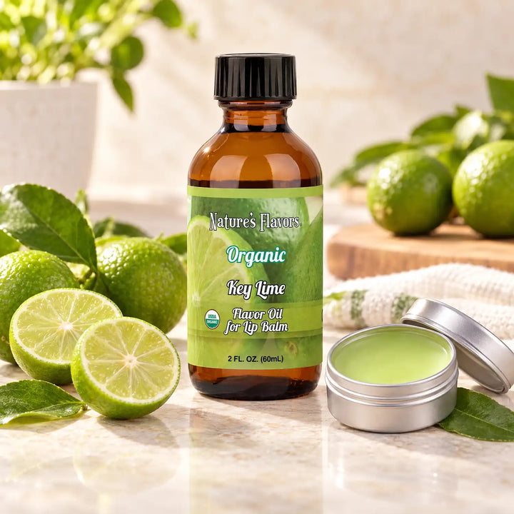 Organic Key Lime Flavor Oil for Lip Balm
