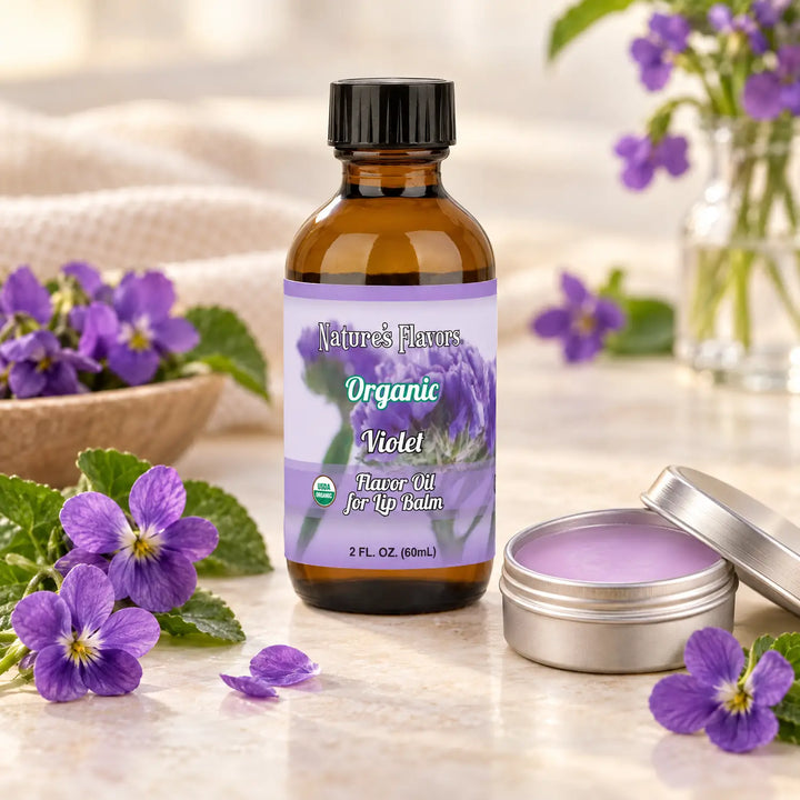 Organic Violet Flavor Oil for Lip Balm